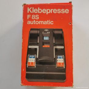 Cine: Empalmadora Agfa F 8S Automatic Super 8 Klebepresse con caja - Pelicula super 8